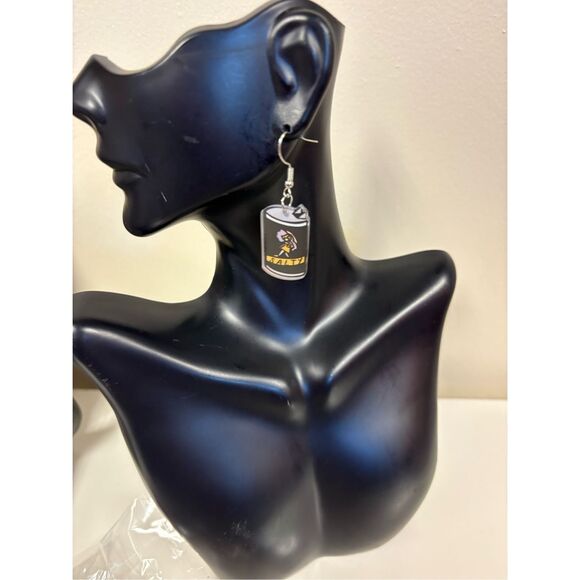 Salt Can statement Earrings - Picture 1 of 2